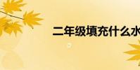 二年級填充什么水蒸氣?