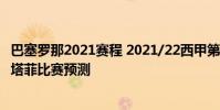 巴塞羅那2021賽程 2021/22西甲第3輪前瞻:巴塞羅那vs赫塔菲比賽預測