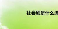 社會劇是什么流派?