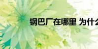 鋼巴廠在哪里 為什么叫鋼巴