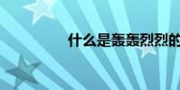 什么是轟轟烈烈的填空?