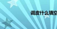 調皮什么填空?