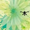“木”字加兩點是什么意思？