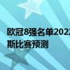 歐冠8強名單2022 2021-22歐冠附加賽年青人vs費倫茨瓦羅斯比賽預測 