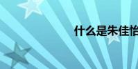 什么是朱佳怡?