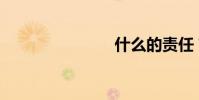 什么的責任?