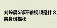 劉梓晨5部不雅視頻是什么內容 劉梓晨新歡亞美身份揭秘