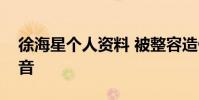 徐海星個人資料 被整容造假丑聞掩蓋的好聲音