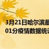 3月21日哈爾濱最新疫情消息通報-哈爾濱截至3月21日05時01分疫情數據統計情況