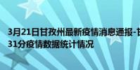 3月21日甘孜州最新疫情消息通報-甘孜州截至3月21日22時31分疫情數據統計情況