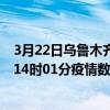 3月22日烏魯木齊最新疫情消息通報-烏魯木齊截至3月22日14時01分疫情數據統計情況
