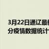 3月22日通遼最新疫情消息通報-通遼截至3月22日12時30分疫情數據統計情況