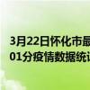 3月22日懷化市最新疫情消息通報-懷化市截至3月22日20時01分疫情數據統計情況
