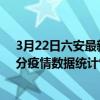 3月22日六安最新疫情消息通報-六安截至3月22日23時01分疫情數據統計情況