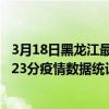 3月18日黑龍江最新疫情消息通報-黑龍江截至3月18日08時23分疫情數據統計情況