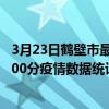 3月23日鶴壁市最新疫情消息通報-鶴壁市截至3月23日21時00分疫情數據統計情況
