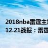 2018nba雷霆主場vs騎士120-112 2021-2022NBA常規賽12.21戰報：雷霆102:99一雪前恥復仇灰熊 