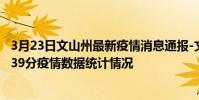 3月23日文山州最新疫情消息通報-文山州截至3月23日11時39分疫情數據統計情況