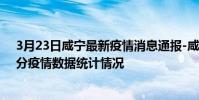 3月23日咸寧最新疫情消息通報-咸寧截至3月23日17時01分疫情數據統計情況