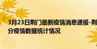 3月23日荊門最新疫情消息通報-荊門截至3月23日17時01分疫情數據統計情況