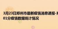 3月23日鄭州市最新疫情消息通報-鄭州市截至3月23日20時01分疫情數據統計情況