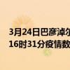 3月24日巴彥淖爾最新疫情消息通報-巴彥淖爾截至3月24日16時31分疫情數據統計情況