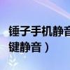 錘子手機靜音怎么解除（錘子手機怎么設置按鍵靜音）