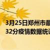 3月25日鄭州市最新疫情消息通報-鄭州市截至3月25日14時32分疫情數據統計情況