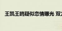 王凱王鷗疑似戀情曝光 雙方是怎么回應的