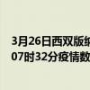 3月26日西雙版納最新疫情消息通報-西雙版納截至3月26日07時32分疫情數據統計情況