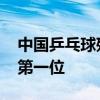 中國乒乓球殘奧會首金誕生 中國隊排在雙榜第一位