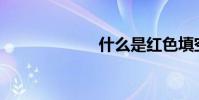 什么是紅色填空?