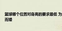 籃球哪個位置對身高的要求最低 為什么籃球打多了 身高反而矮
