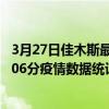 3月27日佳木斯最新疫情消息通報-佳木斯截至3月27日08時06分疫情數據統計情況