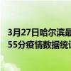 3月27日哈爾濱最新疫情消息通報-哈爾濱截至3月27日07時55分疫情數據統計情況