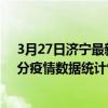 3月27日濟寧最新疫情消息通報-濟寧截至3月27日00時01分疫情數據統計情況