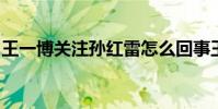 王一博關注孫紅雷怎么回事王一博感謝孫紅雷