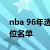 nba 96年選秀名單 NBA96黃金一代成員順位名單 