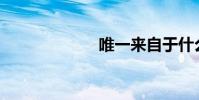 唯一來自于什么?