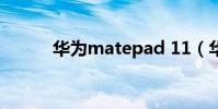 華為matepad 11(華為Mate)