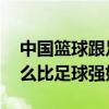 中國籃球跟足球哪個影響力大 中國籃球為什么比足球強好 