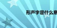 形聲字是什么意思?