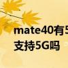 mate40有5g功能的是哪個型號 himate40支持5G嗎 