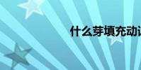 什么芽填充動詞?