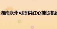 湖南永州可提供紅心掛燙機維修服務地址在哪