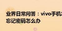 業界日常問答:vivo手機怎么恢復出廠設置忘記密碼怎么辦