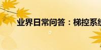 業界日常問答:梯控系統是什么意思