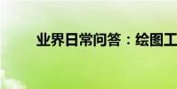 業界日常問答:繪圖工具欄在哪里