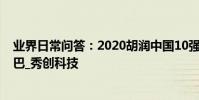 業界日常問答:2020胡潤中國10強電商發布 第一名阿里巴巴_秀創科技
