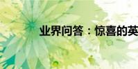 業界問答:驚喜的英文怎么寫